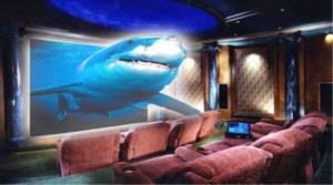 sala 3d tiburon